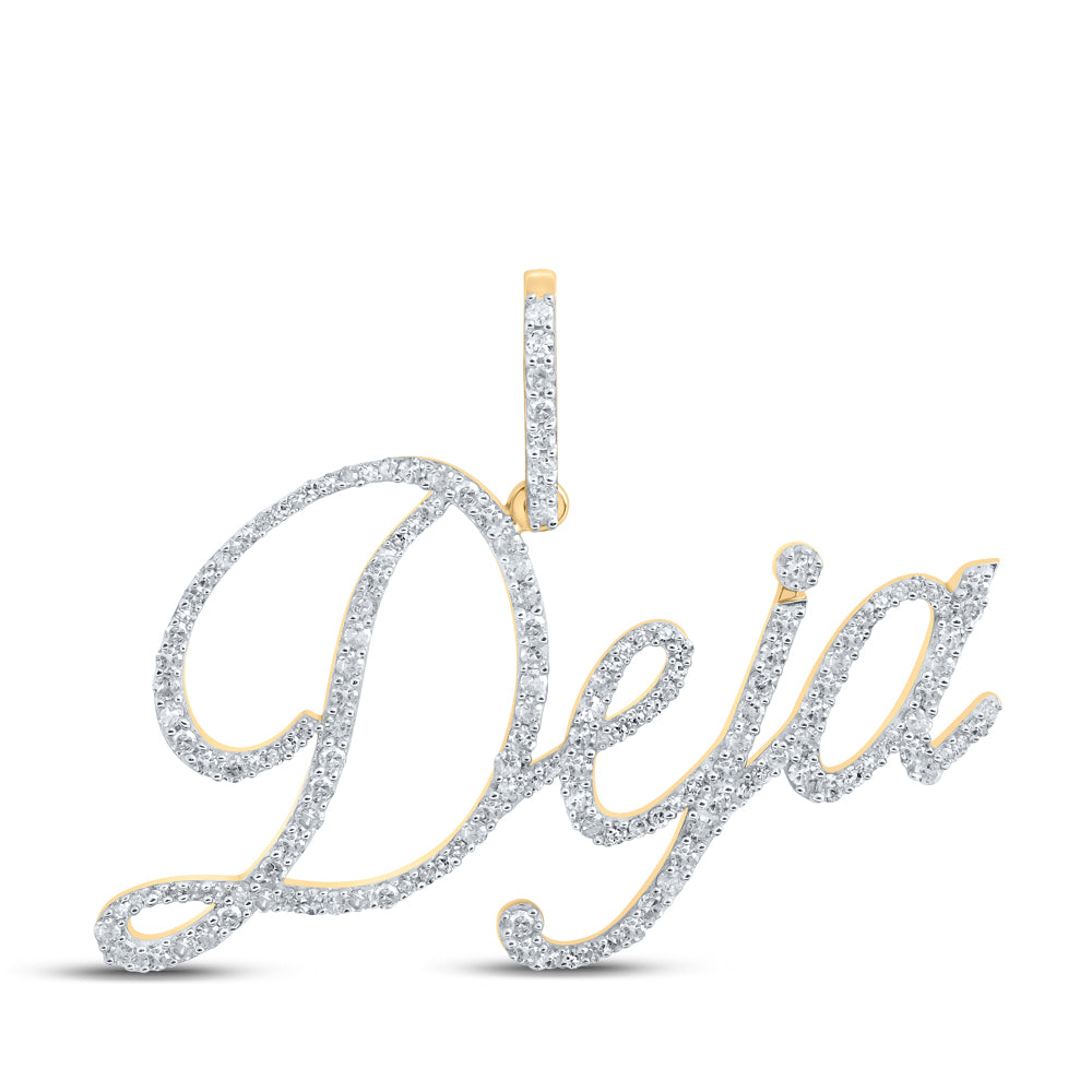 3/4CTW-DIA P1 "Deja" INITIAL PENDANT