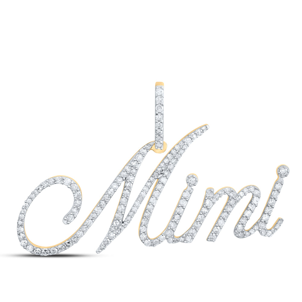 3/4CTW-DIA P1 "Mimi" INITIAL PENDANT