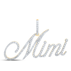 3/4CTW-DIA P1 "Mimi" INITIAL PENDANT