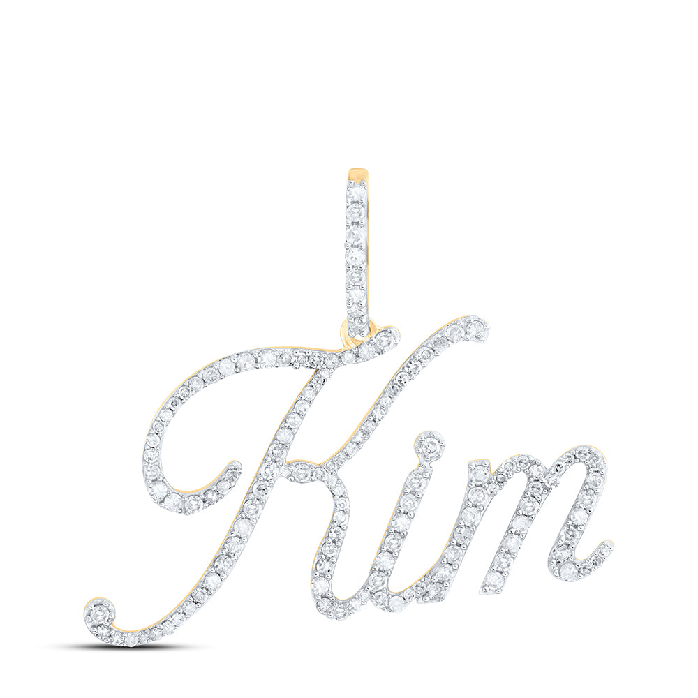 5/8CTW-DIA P1 "Kim" INITIAL PENDANT