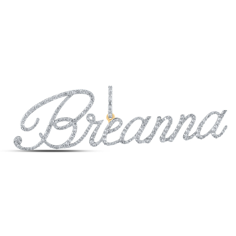 1 1/5CTW-DIA P1 "Breanna" INITIAL PENDANT