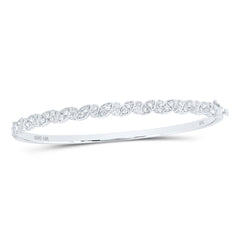 1CTW-DIA NK LADIES BANGLE (60X48MM)