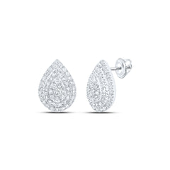 3/4CTW-DIA NK FASHION PEAR EARRING
