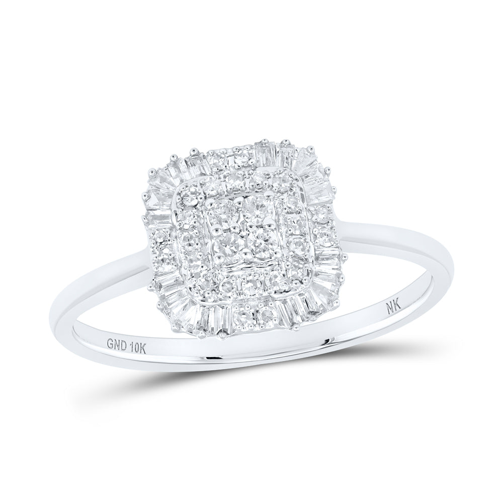 1/4CTW-DIA NK BAGUETTE RING