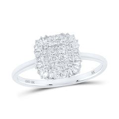 1/4CTW-DIA NK BAGUETTE RING