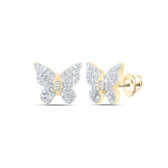 3/8 CTW-DIA P1P2 BUTTERFLY EARRING