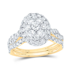 1 1/2CTW-DIA NK BRIDAL SET