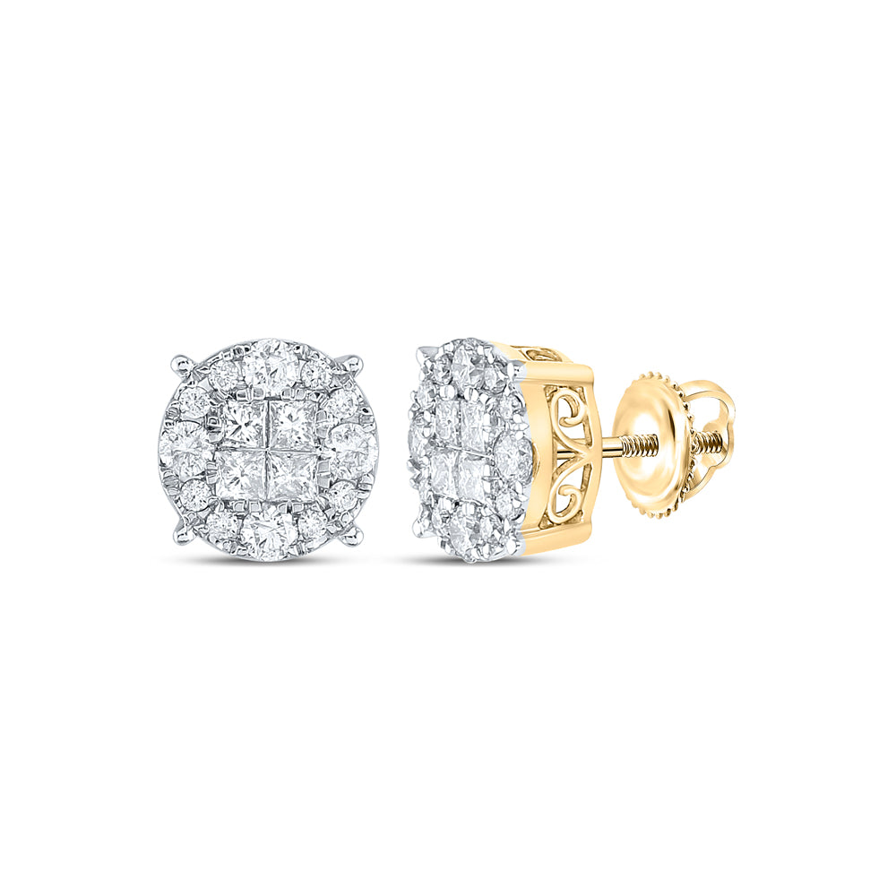 1 1/2CTW-DIA NKE SOLEIL ROUND EARRINGS