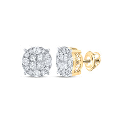 1 1/2CTW-DIA NKE SOLEIL ROUND EARRINGS