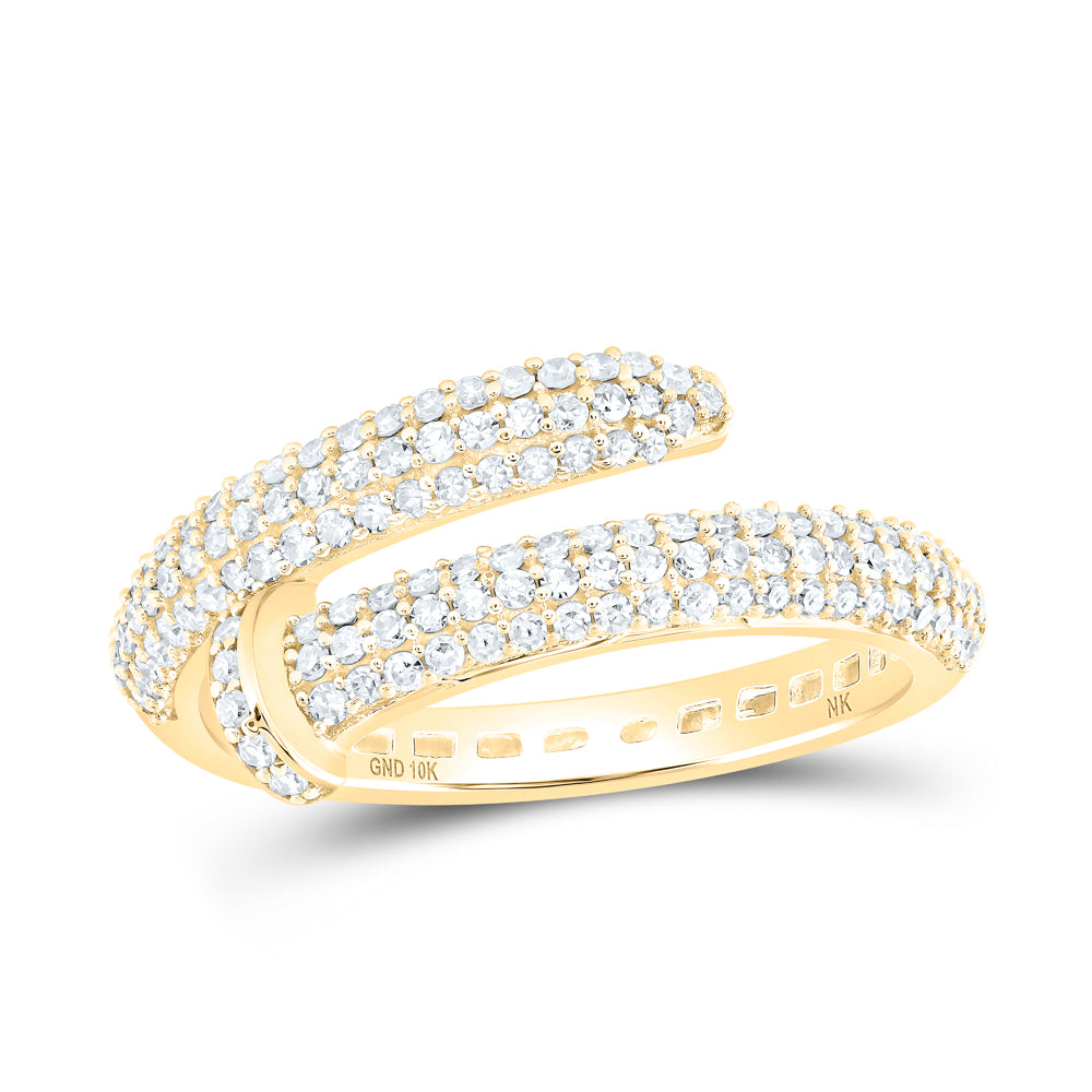 1/2CTW-DIA NK NAIL RING