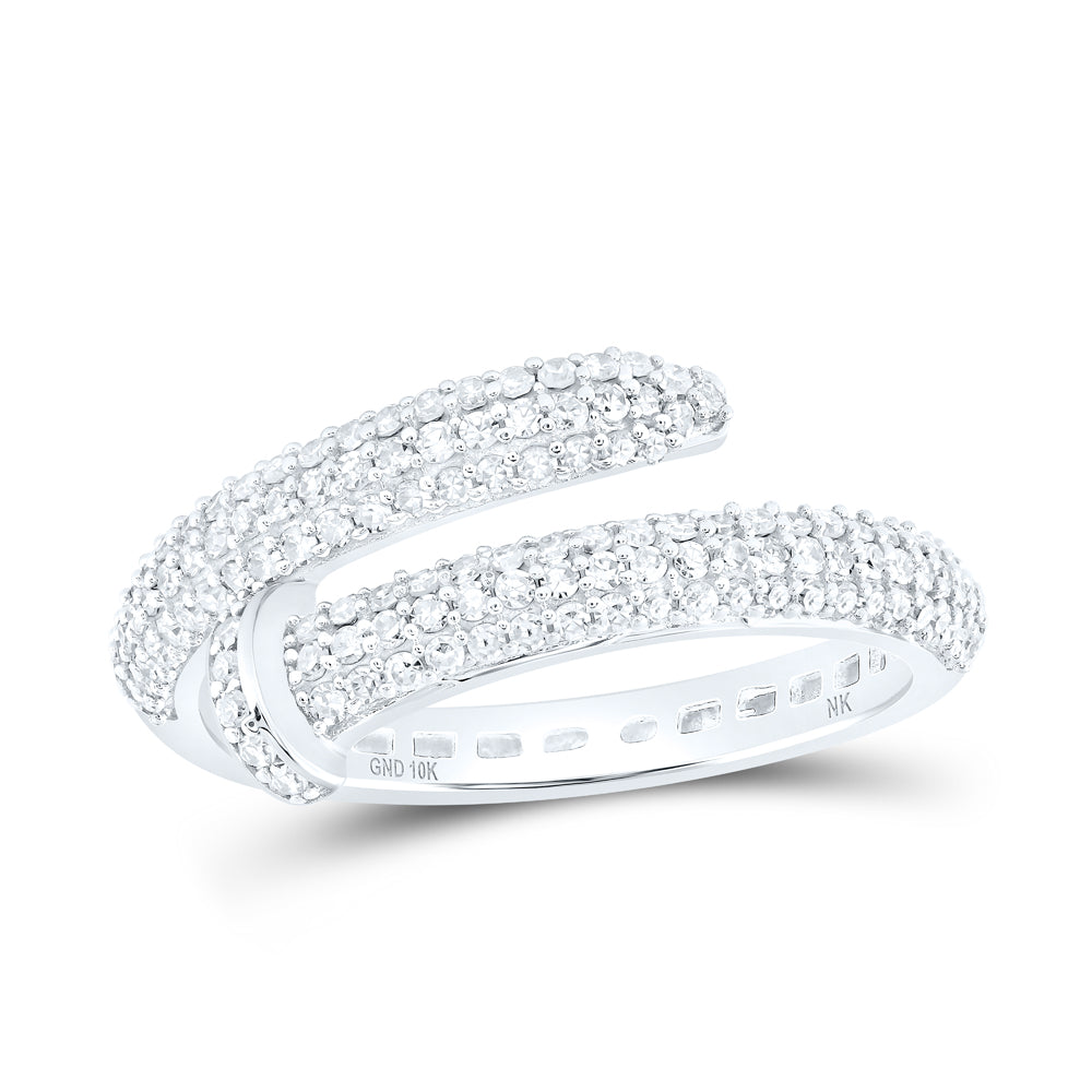 1/2CTW-DIA NK NAIL RING
