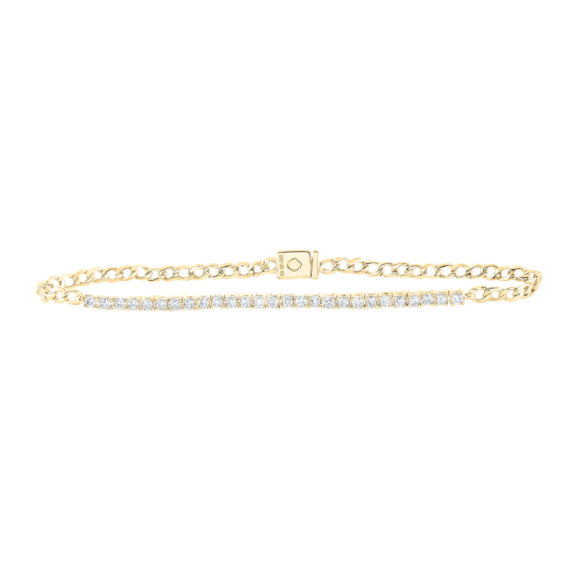 3/4CTW-DIA NK FASHION BRACELET (7 INCH)