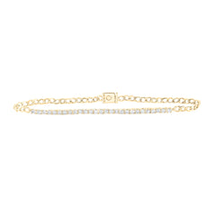 3/4CTW-DIA NK FASHION BRACELET (7 INCH)