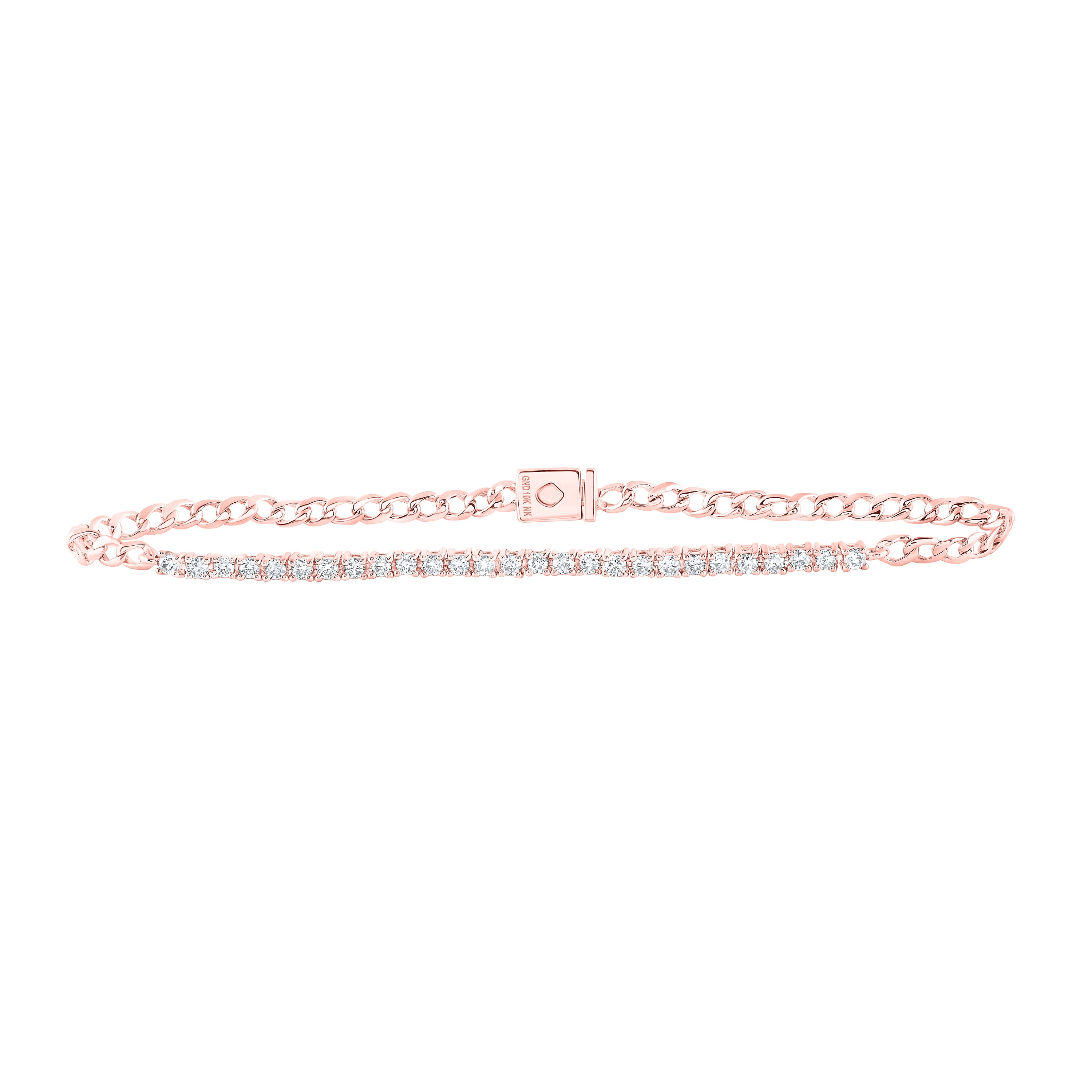 3/4CTW-DIA NK FASHION BRACELET (7 INCH)