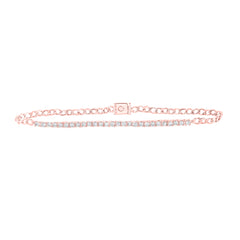 3/4CTW-DIA NK FASHION BRACELET (7 INCH)