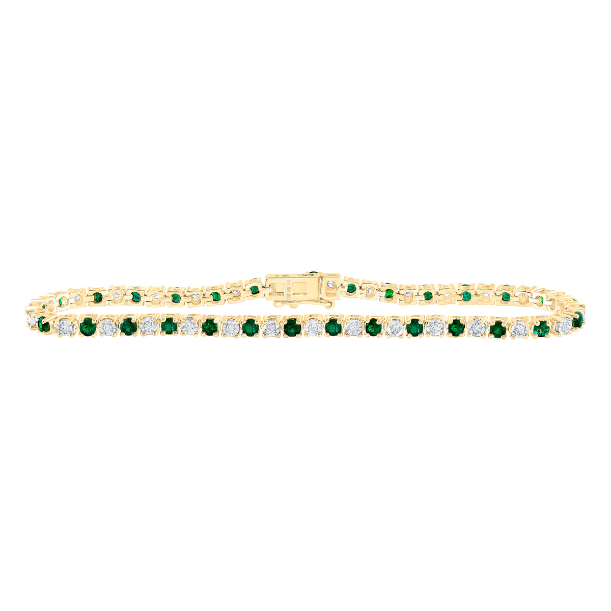 1/2CTW-DIA NK 2CTW-EME BRACELET