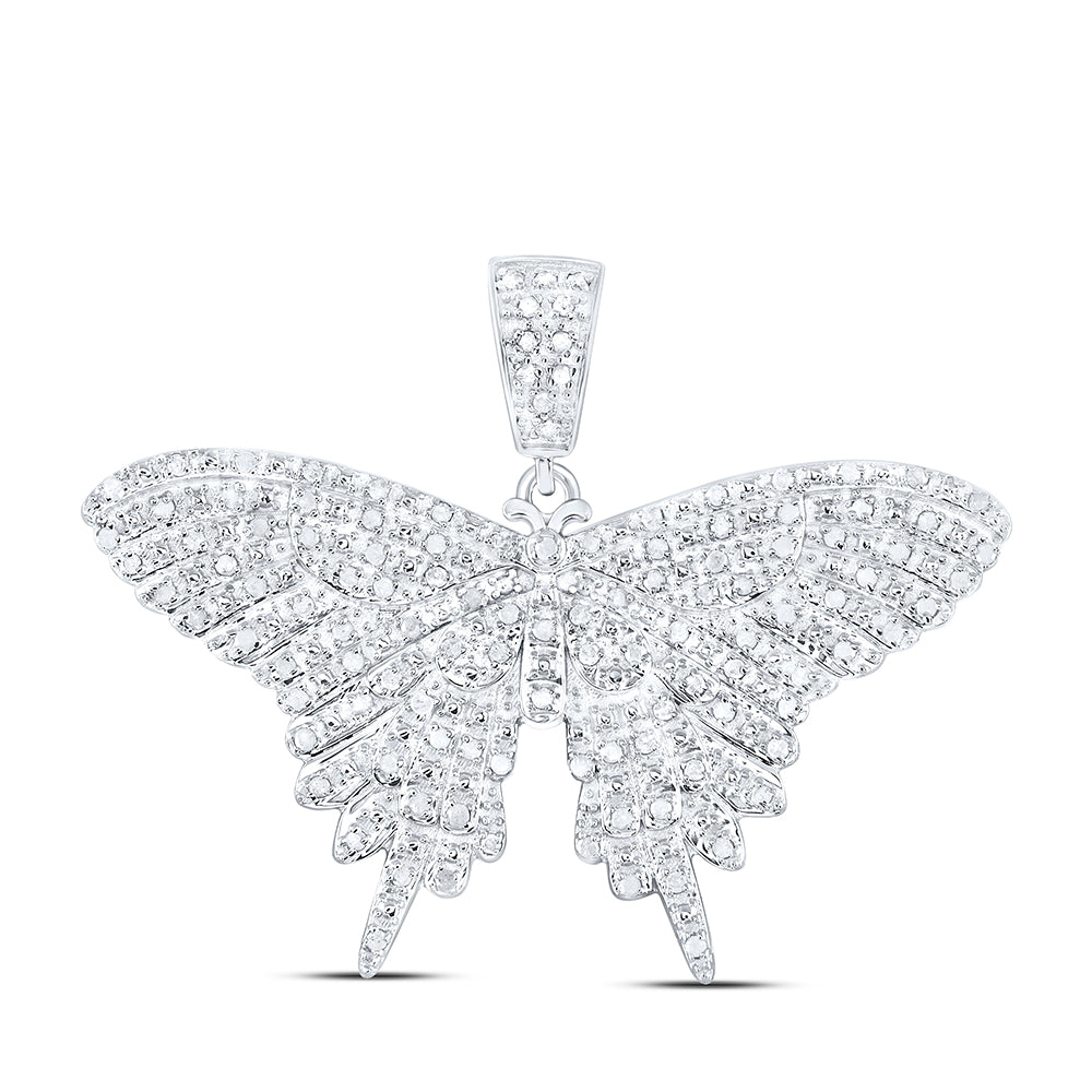 3/4CTW DIA P4 GIFT BUTTERFLY PENDANT
