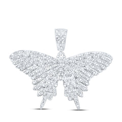 3/4CTW DIA P4 GIFT BUTTERFLY PENDANT