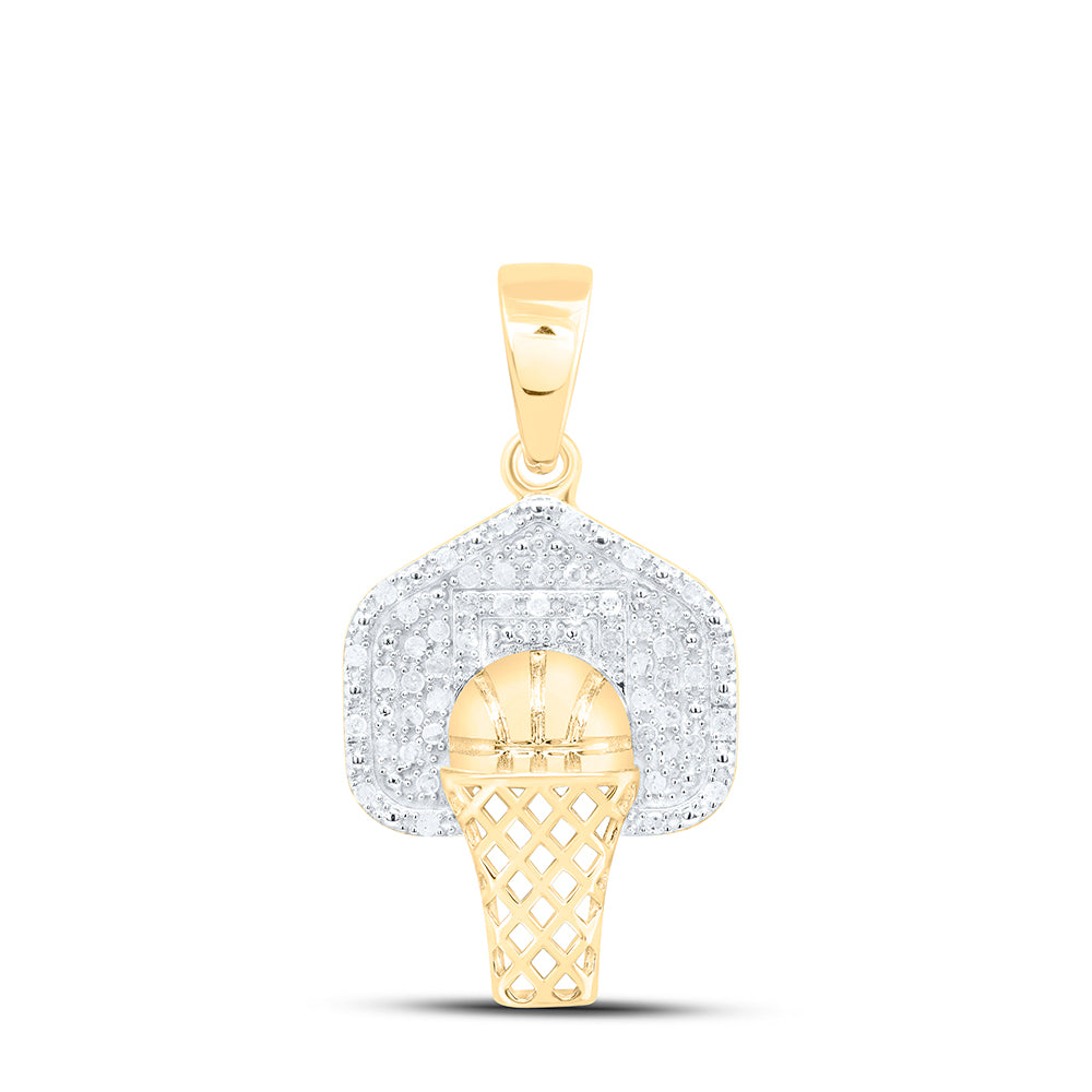 1/3CTW DIA P4 GIFT BASKETBALL PENDANT