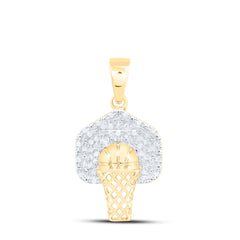 1/3CTW DIA P4 GIFT BASKETBALL PENDANT