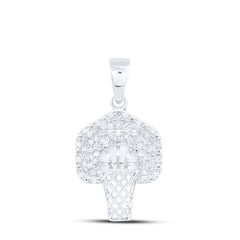 1/3CTW DIA P4 GIFT BASKETBALL PENDANT