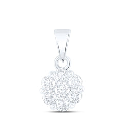 1 1/2CTW-DIA NKE FASHION FLOWER PENDANT