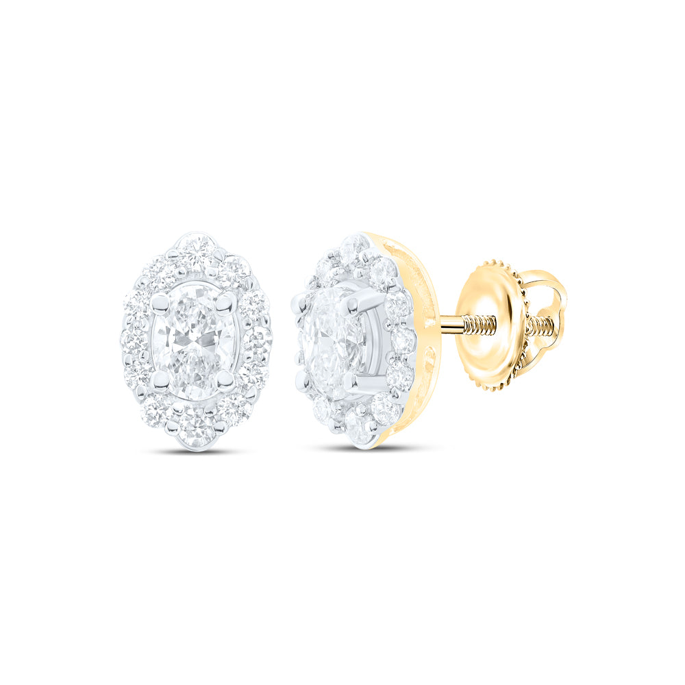 1/2CTW-DIA NKE FASHION OVAL EARRING