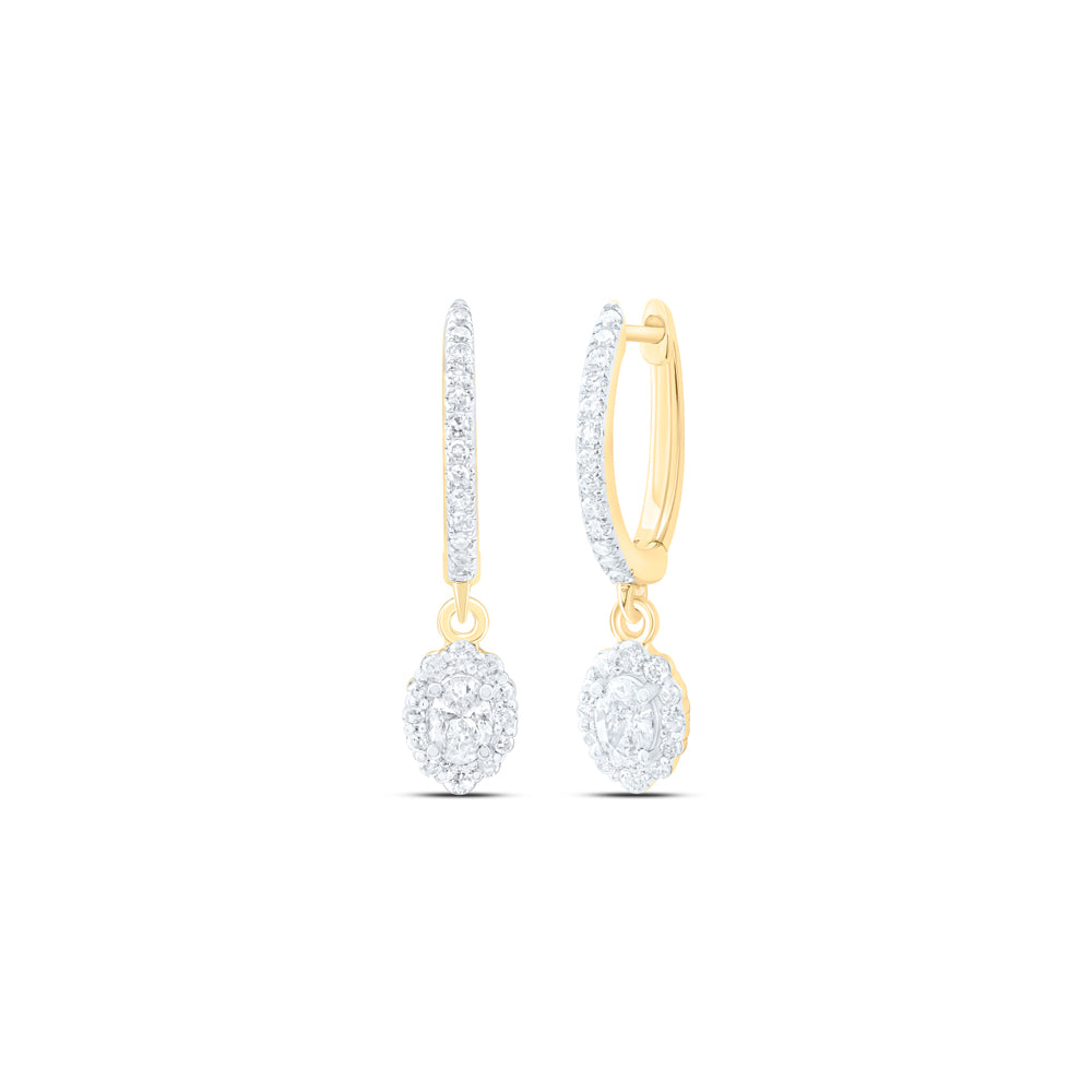 5/8 CTW DIA NKE DANGLING EARRING