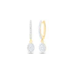 5/8 CTW DIA NKE DANGLING EARRING