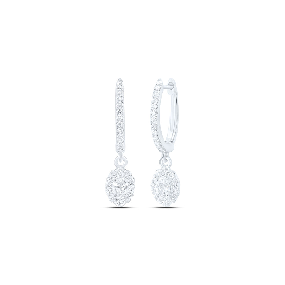 5/8 CTW DIA NKE DANGLING EARRING