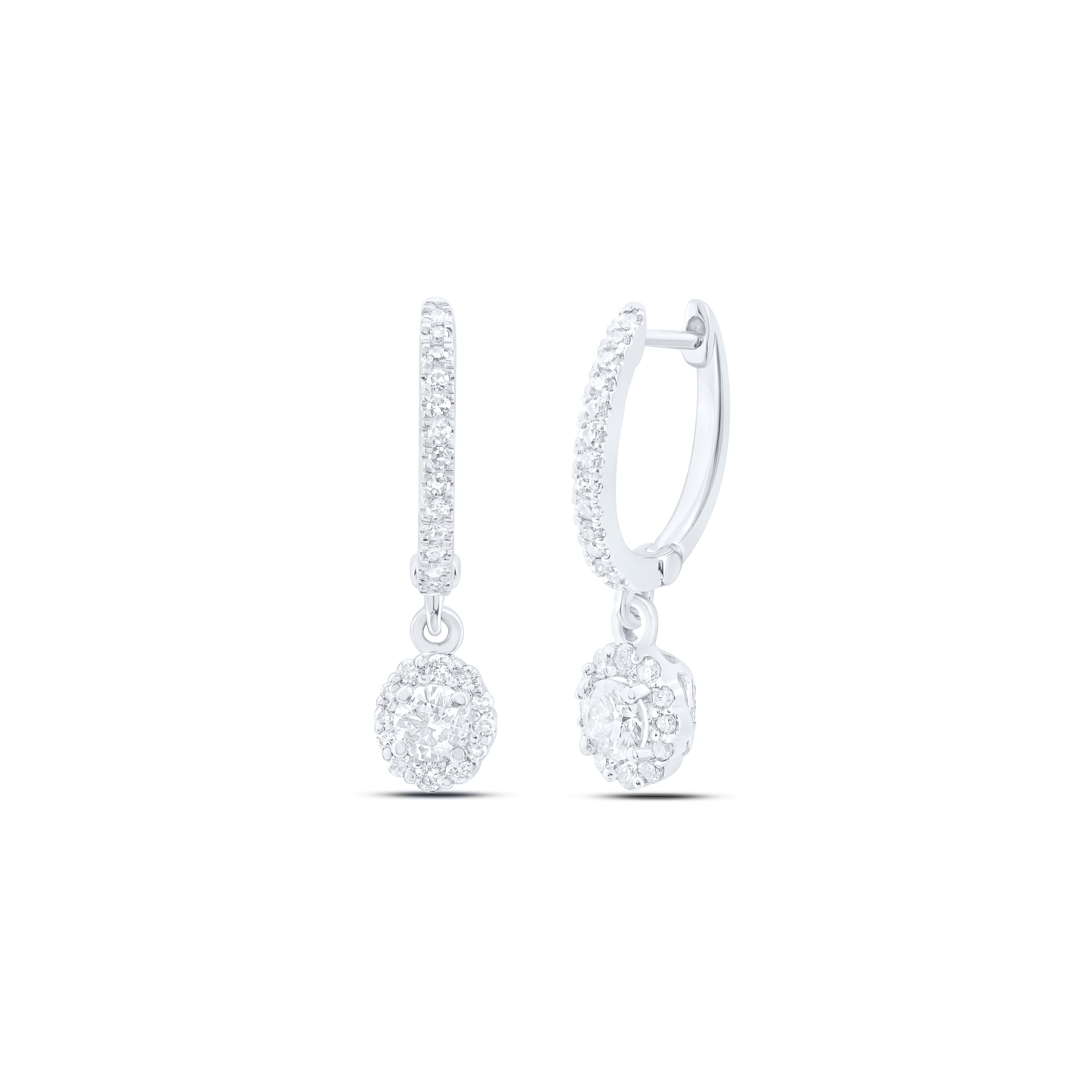 5/8 CTW DIA NKE DANGLING EARRING