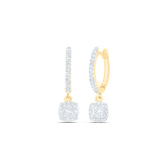 5/8 CTW DIA NKE DANGLING EARRING