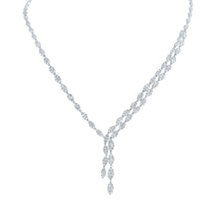 7 3/8 CTW-DIA ANA M FASHION NECKLACE (17 INCH)