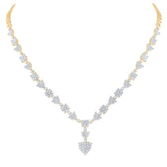 4 CTW-DIA ANA M FASHION NECKLACE (17 INCH)