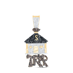 1 5/8 CTW DIA NK TRAP HOUSE MEN'S CHARM