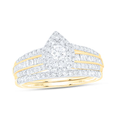 1CTW-DIA NK FASHION BRIDAL SET