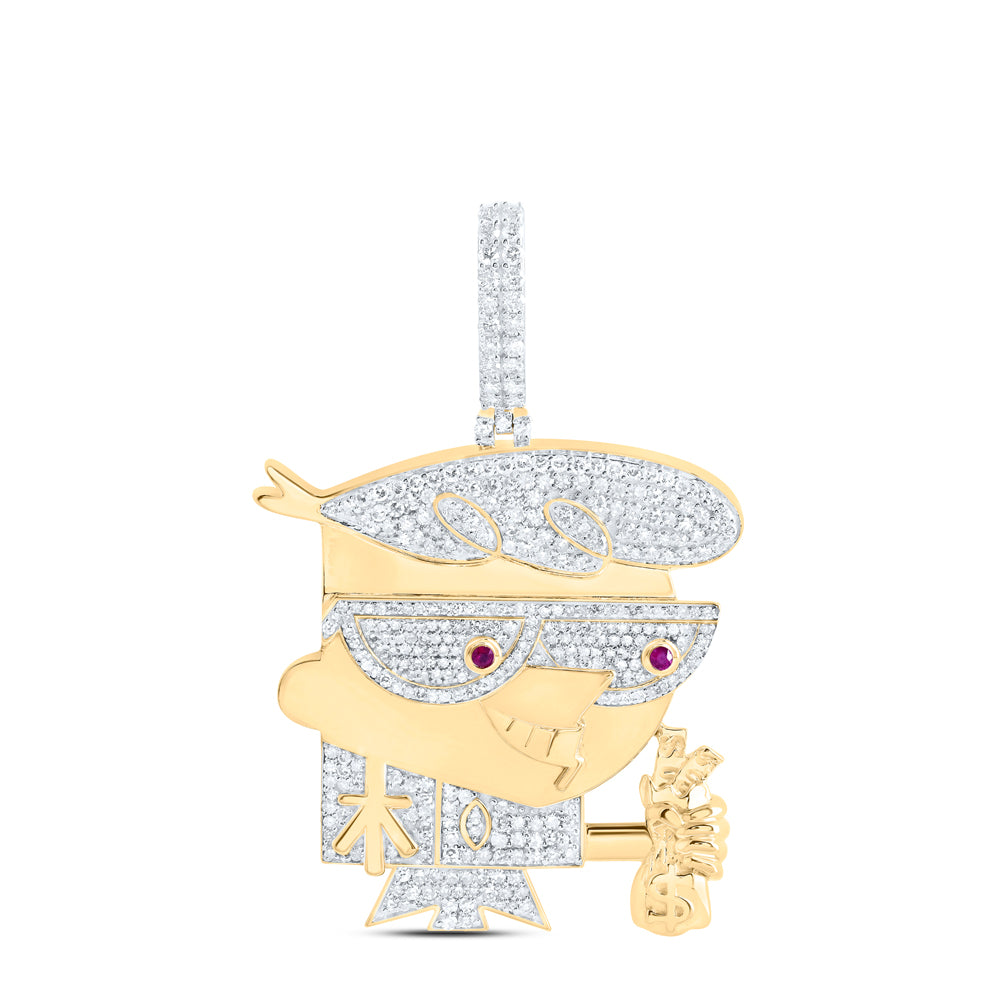 1 3/4 CTW-DIA NK MEN'S CHARM