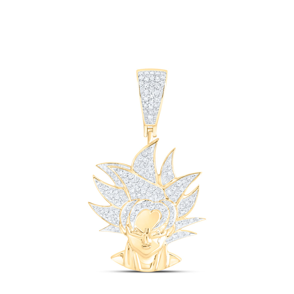 1/2CTW-DIA NK MENS CHARM