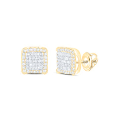 1/2CTW-DIA NK SQUARE EARRING