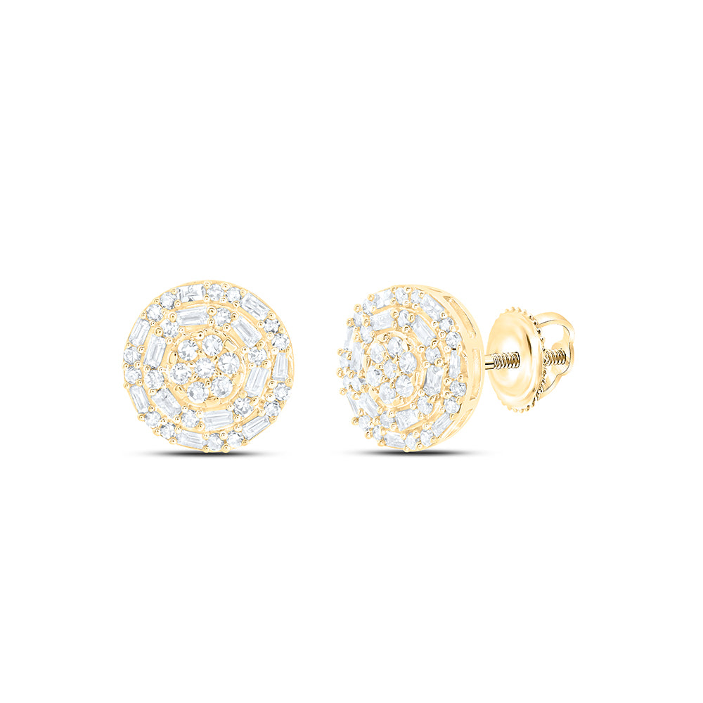 1/2CTW-DIA NK ROUND SHAPE EARRING