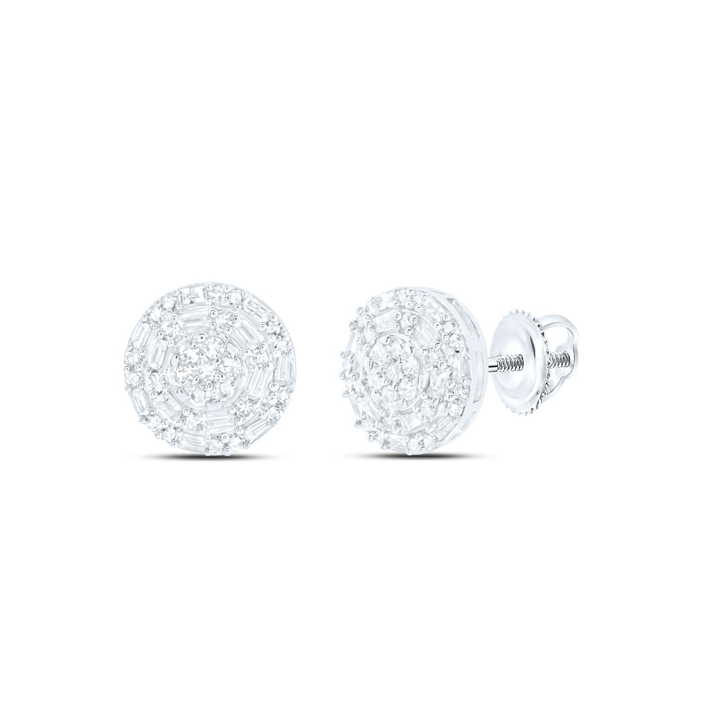 1/2CTW-DIA NK ROUND SHAPE EARRING