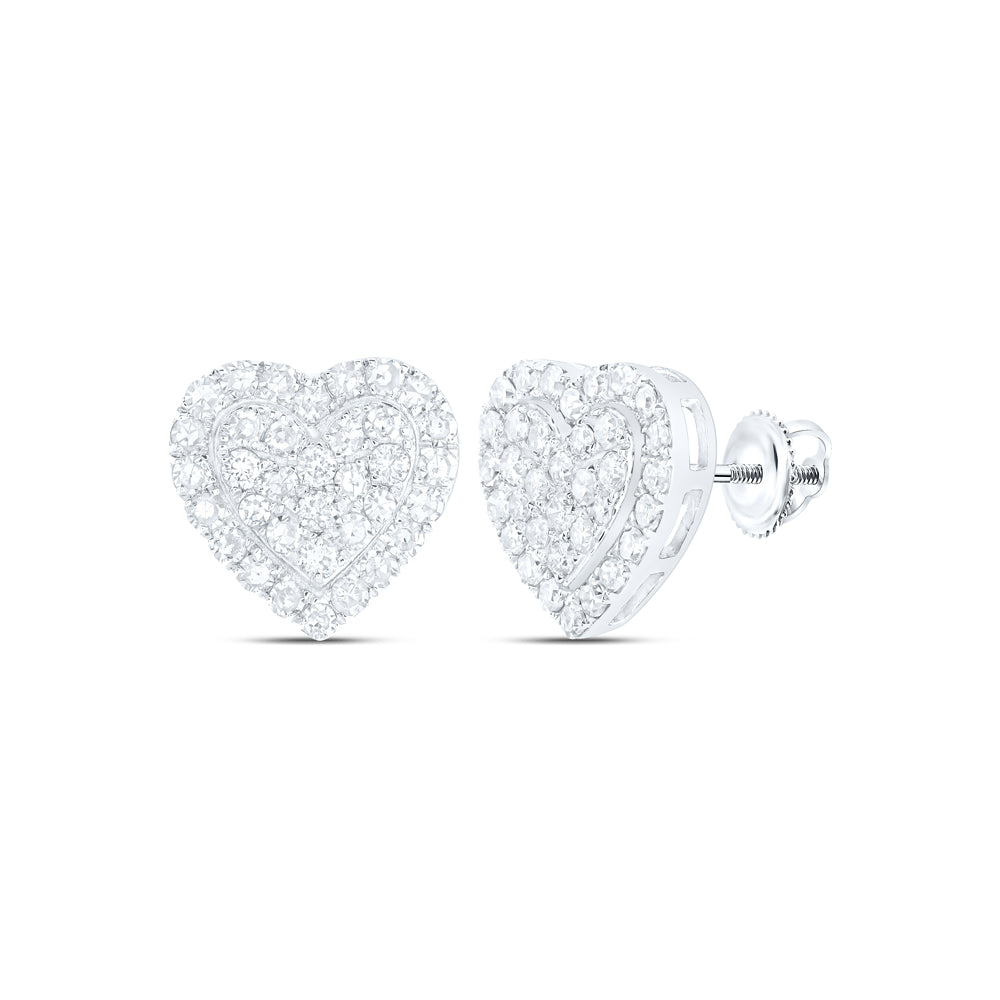 1/2CTW-DIA NK HEART EARRING