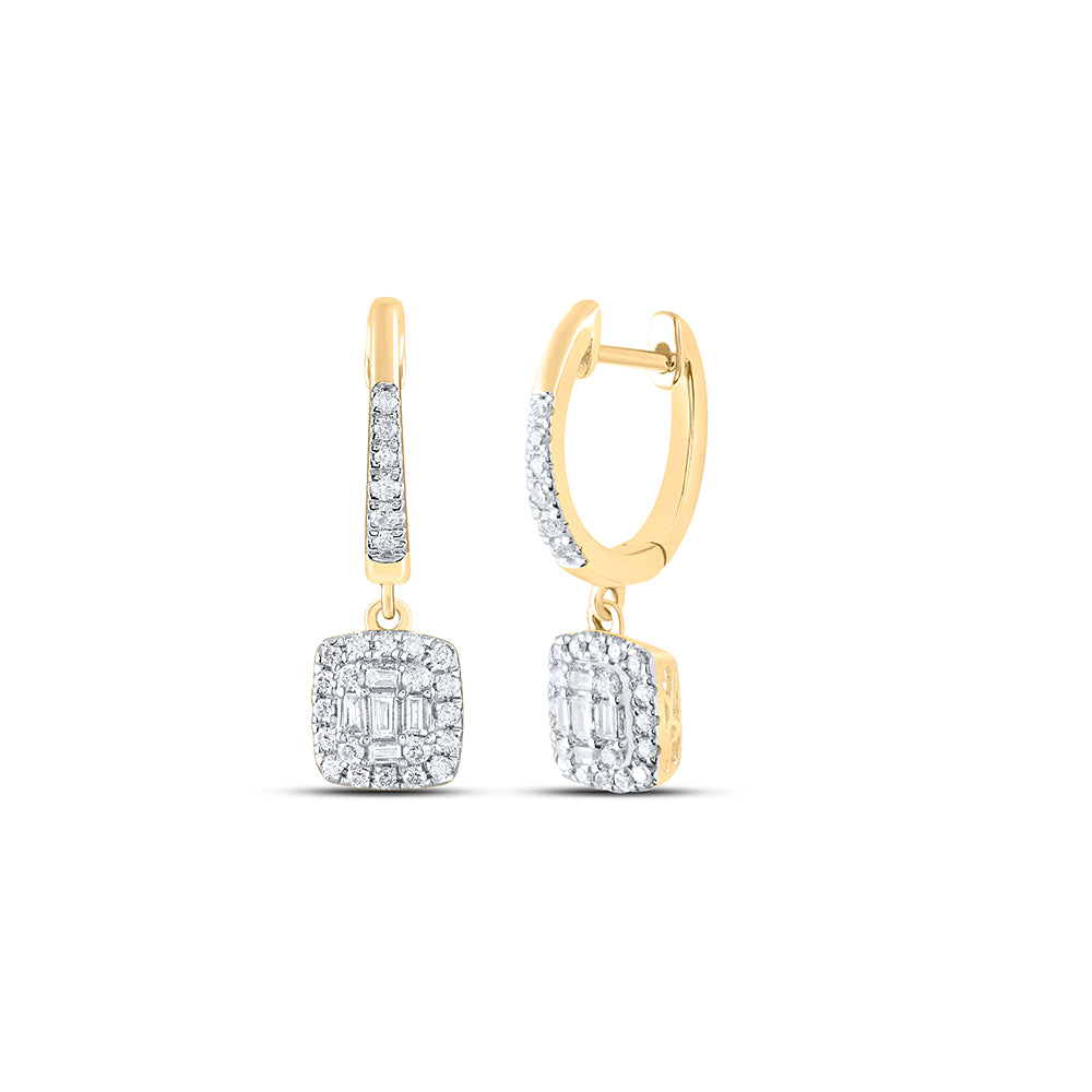 1/2CTW-DIA ANA M FASHION BAG DANGLING EARRING