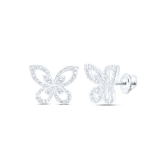 1/3 CTW DIA NK BUTTERFLY FASHION EARRING