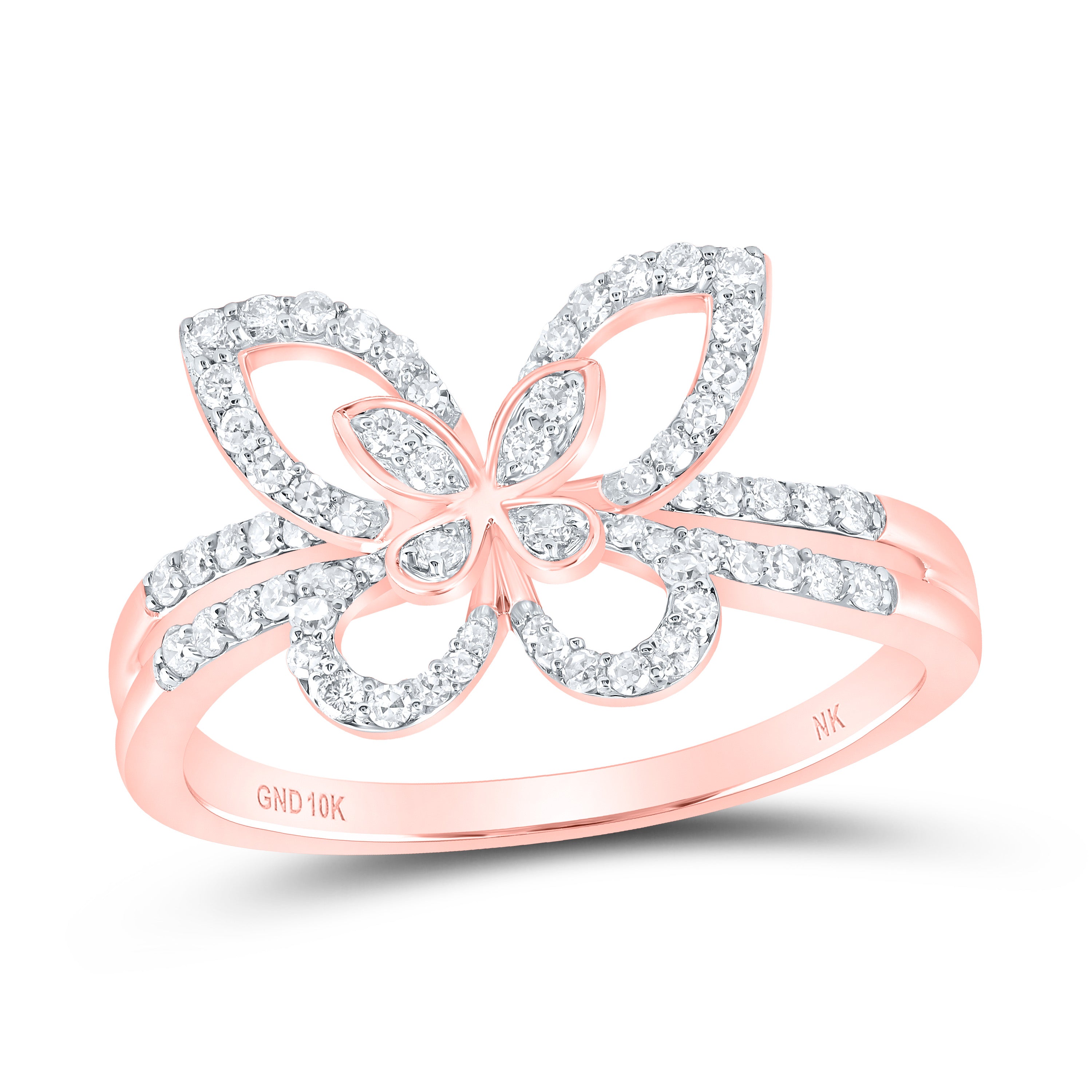 1/3 CTW DIA NK BUTTERFLY FASHION RING