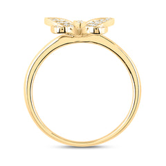 1/4 CTW DIA NK BUTTERFLY FASHION RING