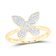 1/4 CTW DIA NK BUTTERFLY FASHION RING