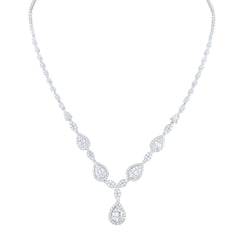 4 CTW-DIA ANA M  FASHION NECKLACE (17 INCH)