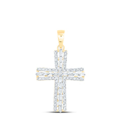 1/3 CTW DIA NK GIFT CROSS PENDANT