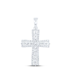 1/3 CTW DIA NK GIFT CROSS PENDANT